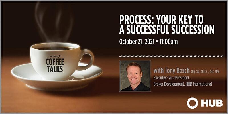 Advocis Coffee Talks - Tony Bosch