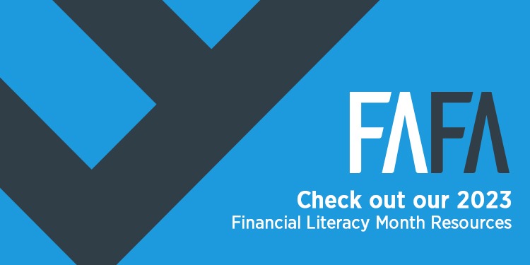 Financial Literacy Month banner - FAFA