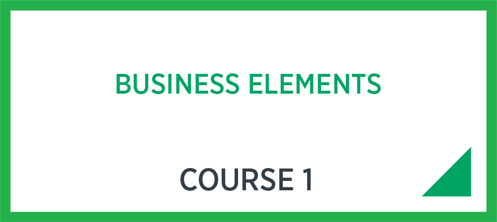 Business Elements - Course 1